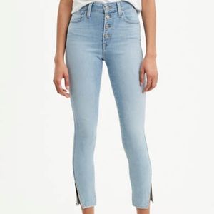 Levi high rise skinny ankle size 26